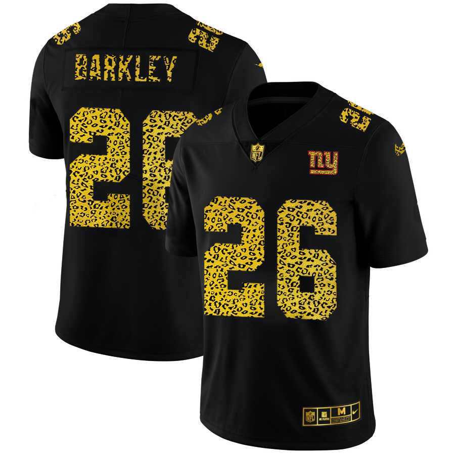 Nike Giants 26 Saquon Barkley Black Leopard Vapor Untouchable Limited Jersey Dyin,We sell and wholesale Nike Giants 26 Saquon Barkley Black Leopard Vapor Untouchable Limited Jersey Dyin on line form chian!